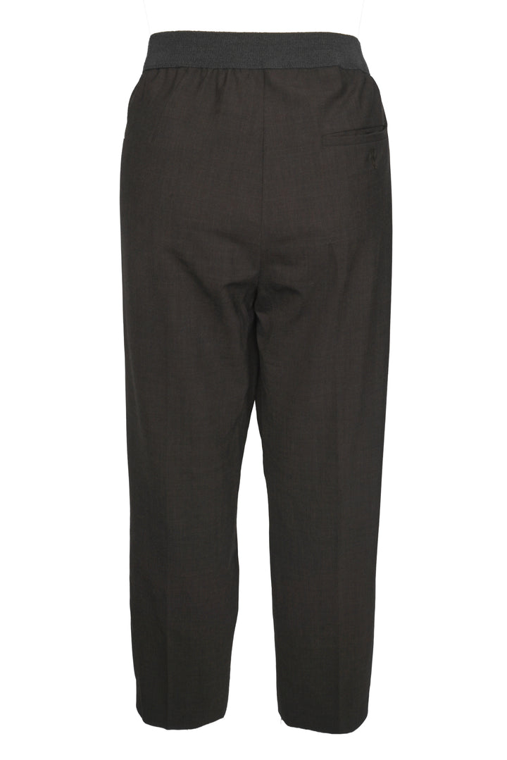 Brunello Cucinelli Size 12 Slim Leg Wool Blend Pants
