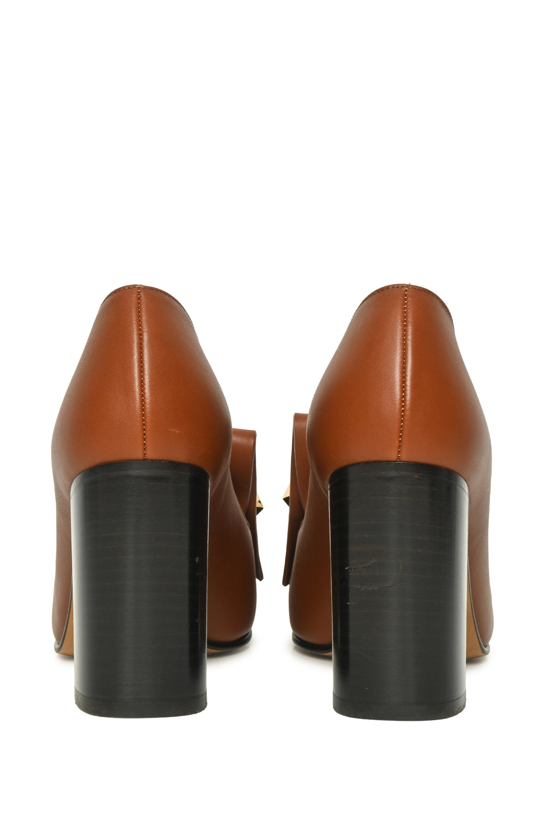 Valentino Size 37.5 Rockstud Uptown Fringe Loafer 90 Pumps