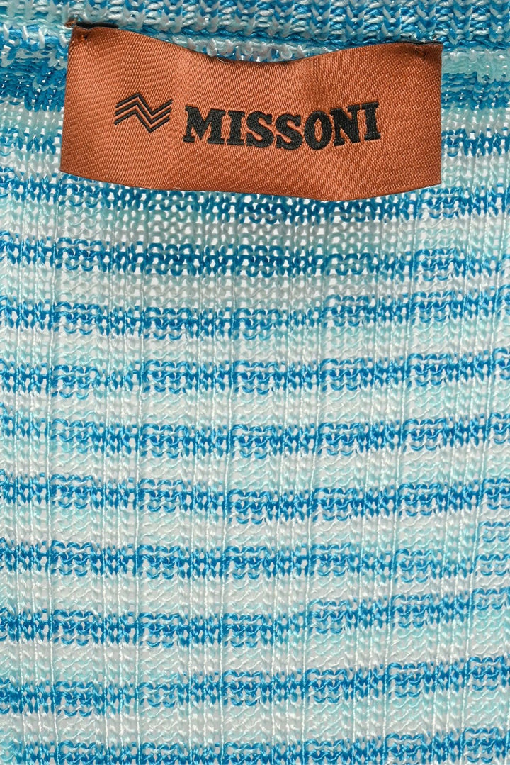 Missoni Size XL Space-Dyed Ribbed-Knit Midi Dress