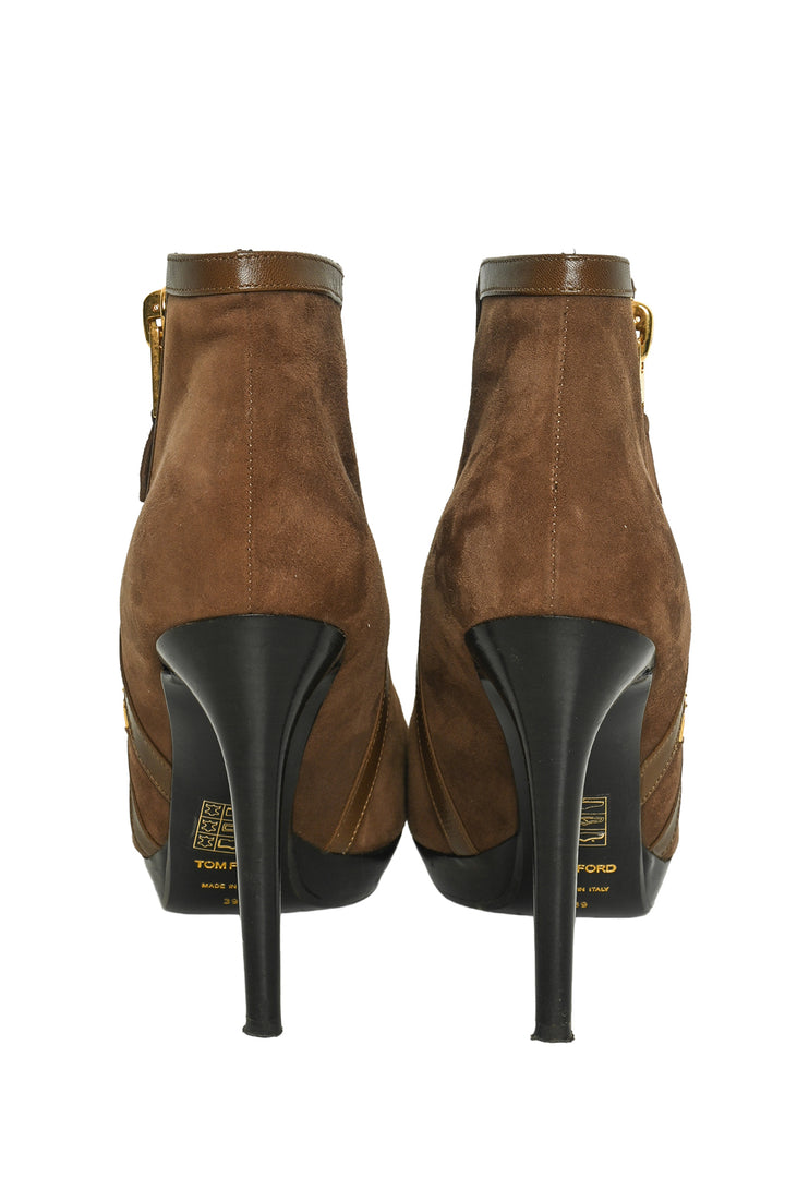 Tom Ford Size 39 Suede Ankle Boots