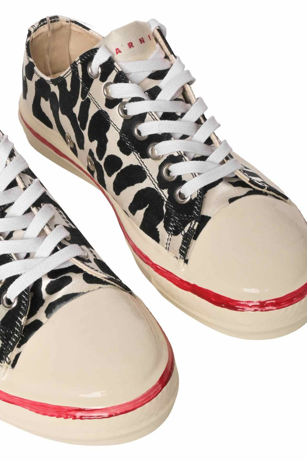 Marni Size 36 Leopard Graffiti Gooey Low-Top Sneaker