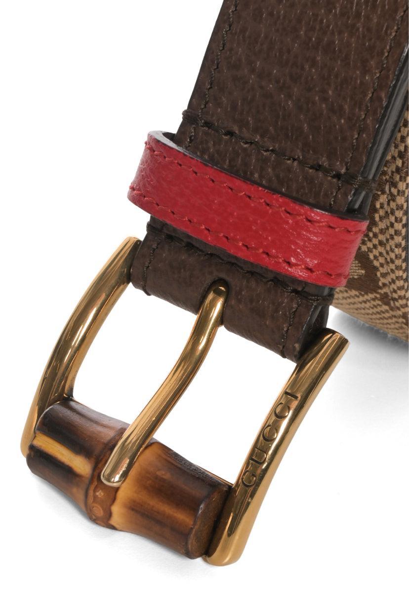 Gucci Size 30 GG Monogram Canvas Belt