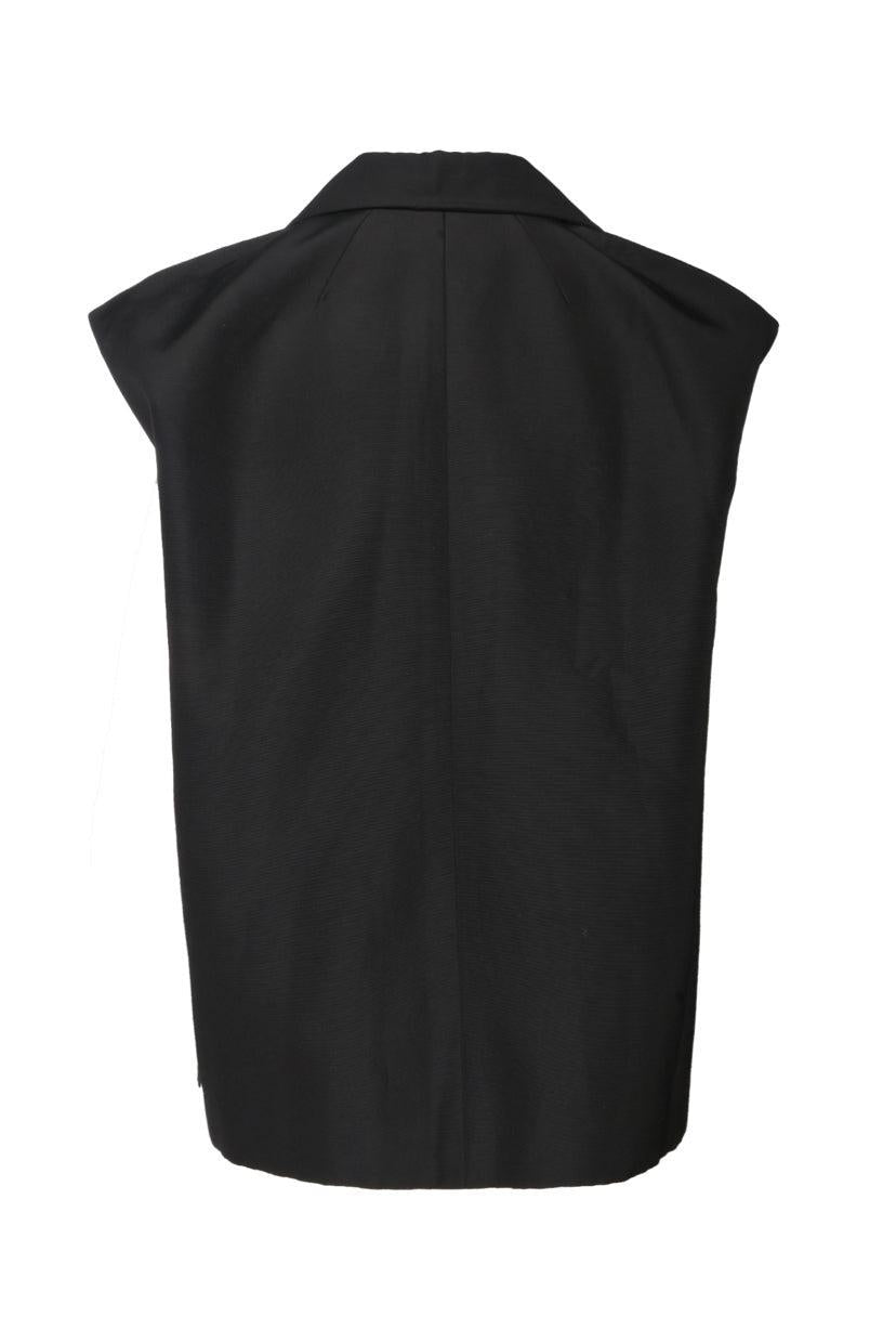 Gucci Size 38 2020 Faille Oversized Orgasmique Patch Pocket Vest