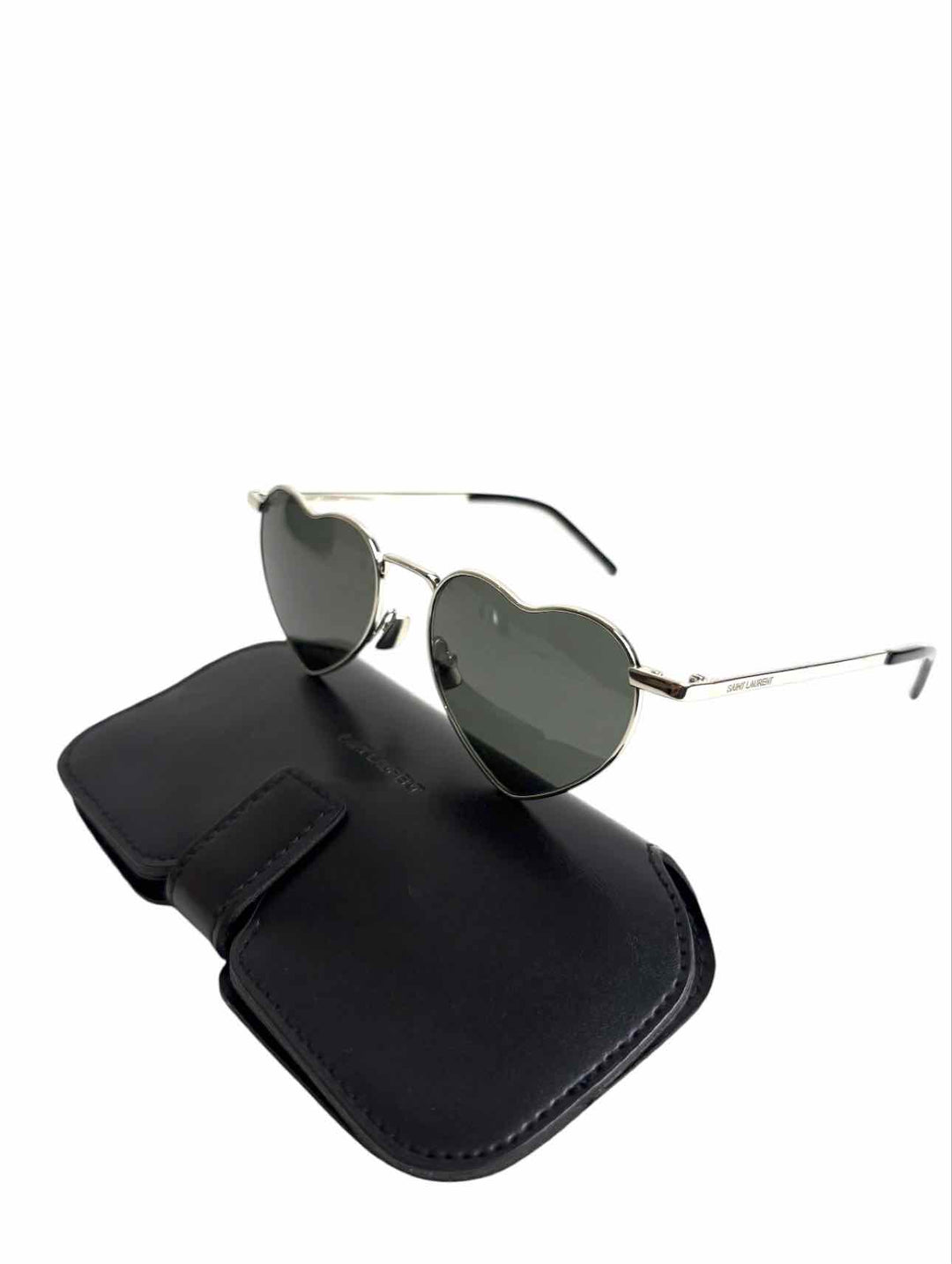 Saint Laurent LouLou Heart Shaped Sunglasses Eyewear