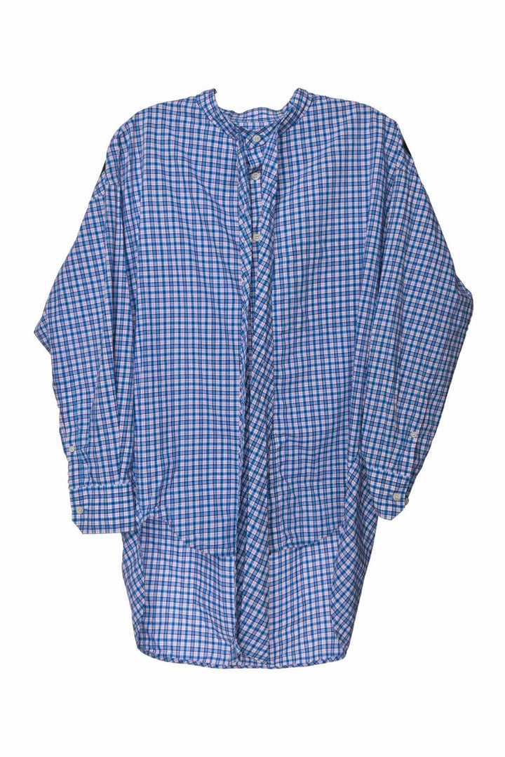Balenciaga Size 34 2017 Neck Tie Plaid Overshirt