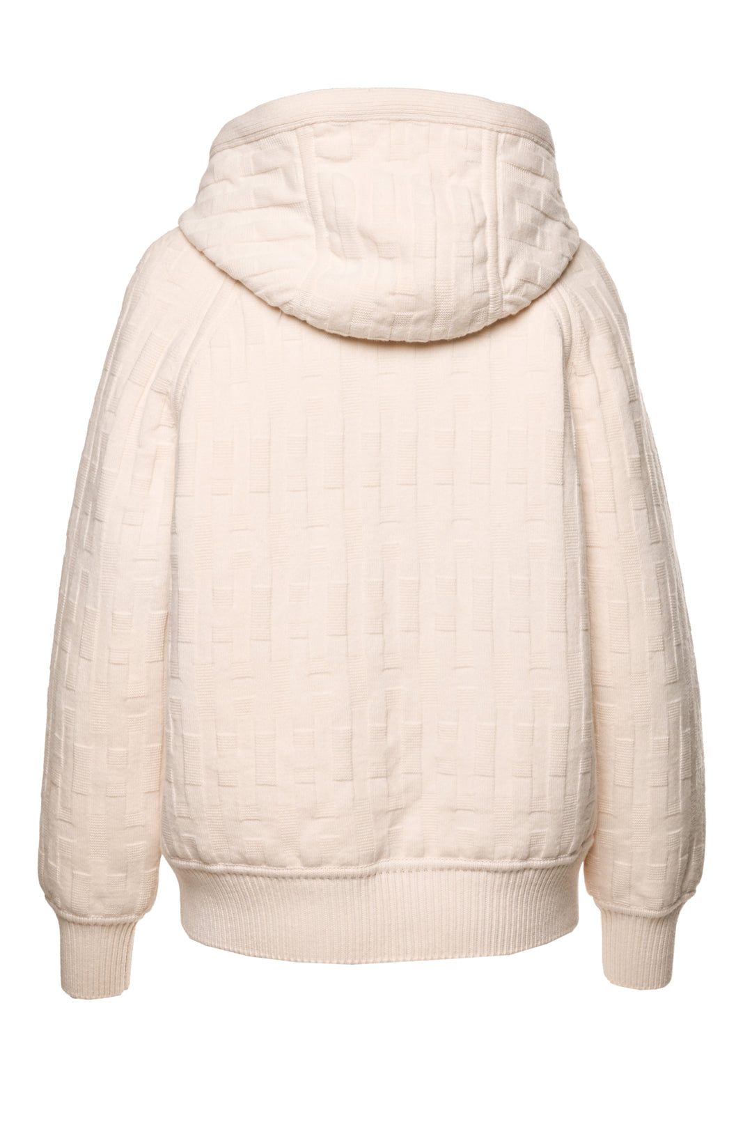 Hermes Size 36 H Knit & Quilted Reversible Hooded Down Jacket