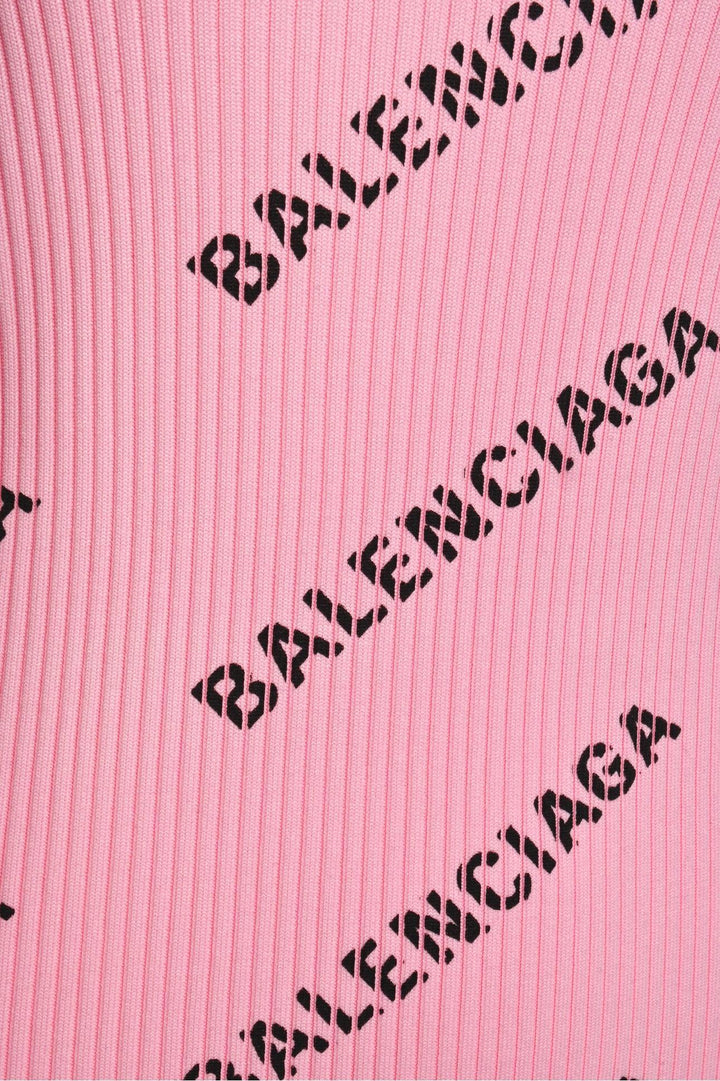 Balenciaga Size XS 2020 All Over Logo Mini Dress
