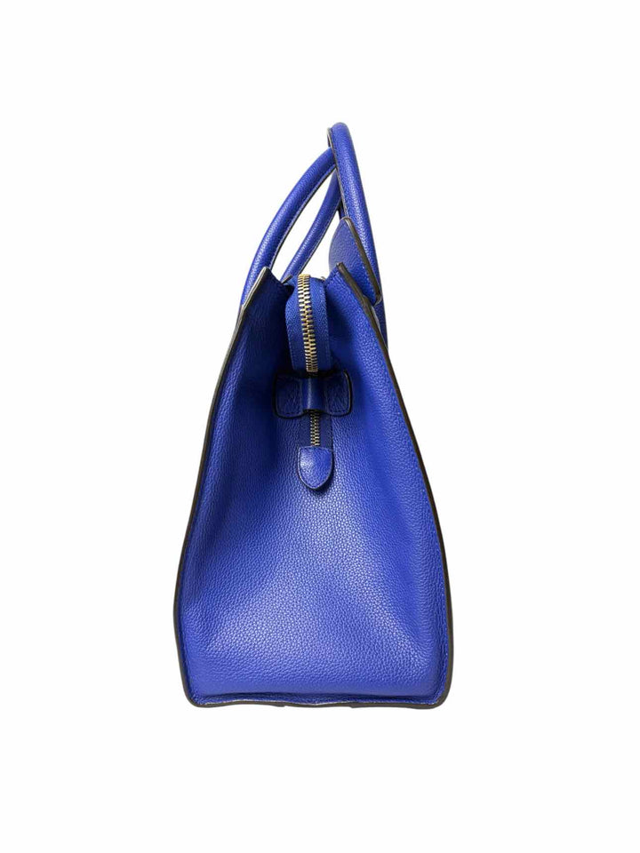 Celine Medium Phantom Leather Luggage Tote Purse