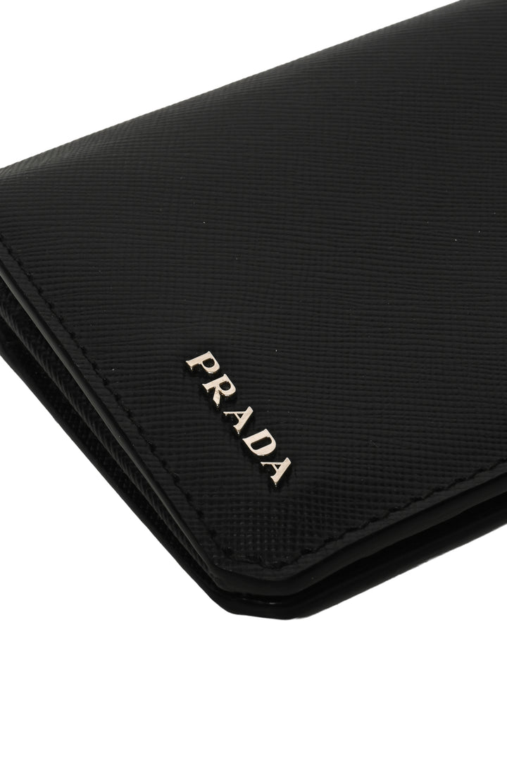 Prada Size Men's Saffiano Bi-fold Wallet