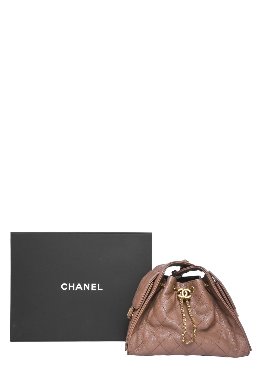 Chanel Grained Calfskin Quilted Small 25 Hobo