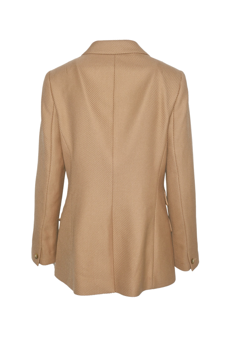 Reiss Size 8 Logan Double Breasted Twill Blazer