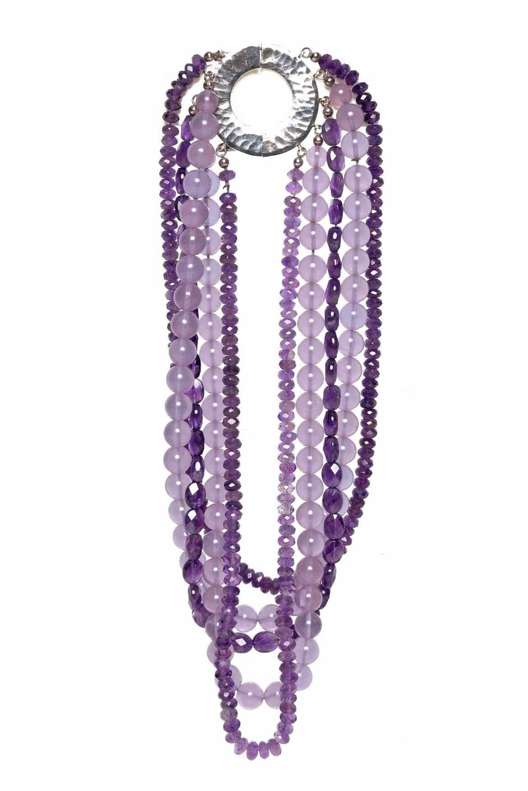 Amethyst Multi Strand Necklace