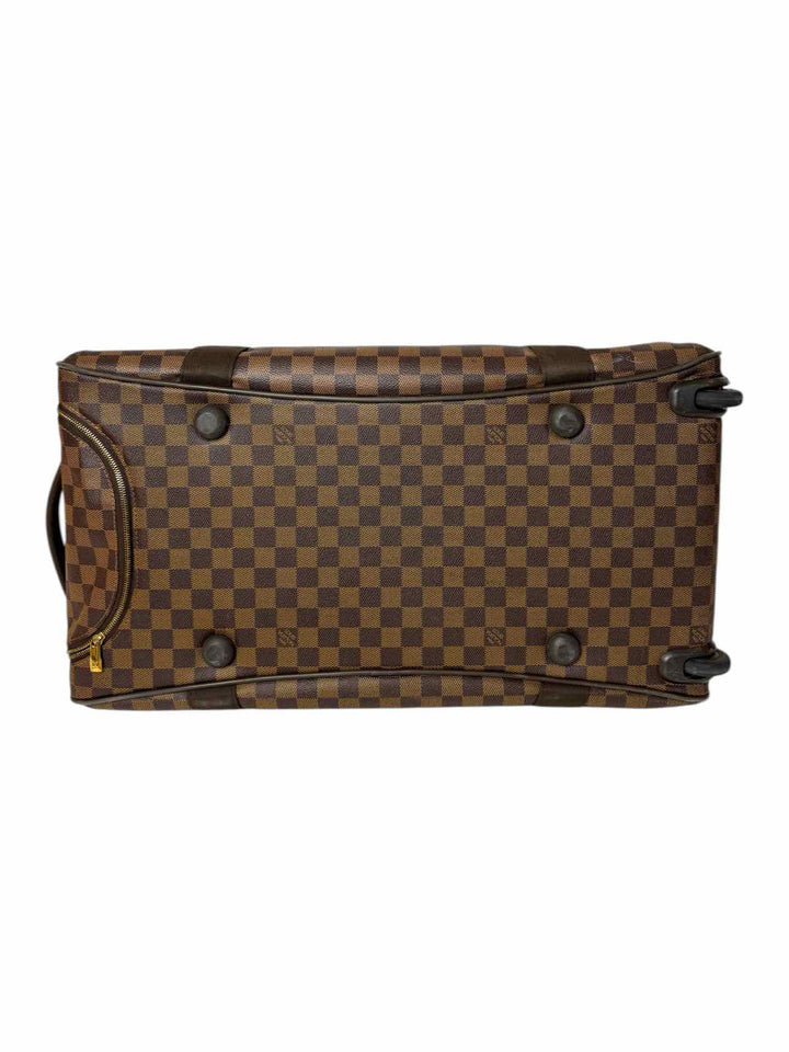 Louis Vuitton Damier Ebene Neo Eole 55 Rolling Duffle Bag Luggage