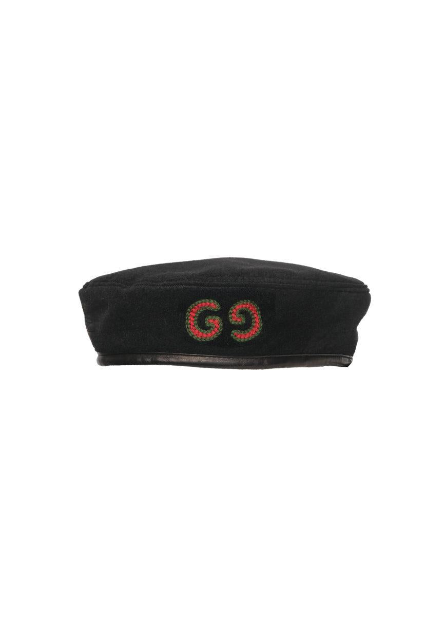 Gucci Size L GG Patch Beret
