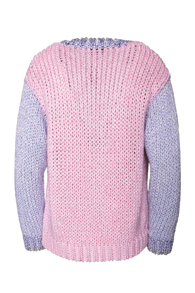 Chanel Size 36 2023 Woven Cotton Patchwork Knit Cardigan