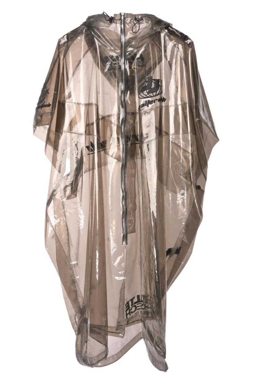 Juun.J Size 46 Men's Embroidered Rain Poncho