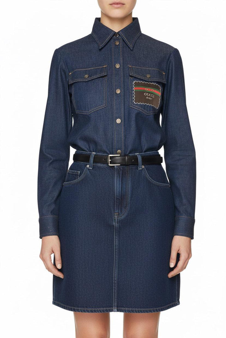 Gucci Size 36 Boutique Denim Shirt