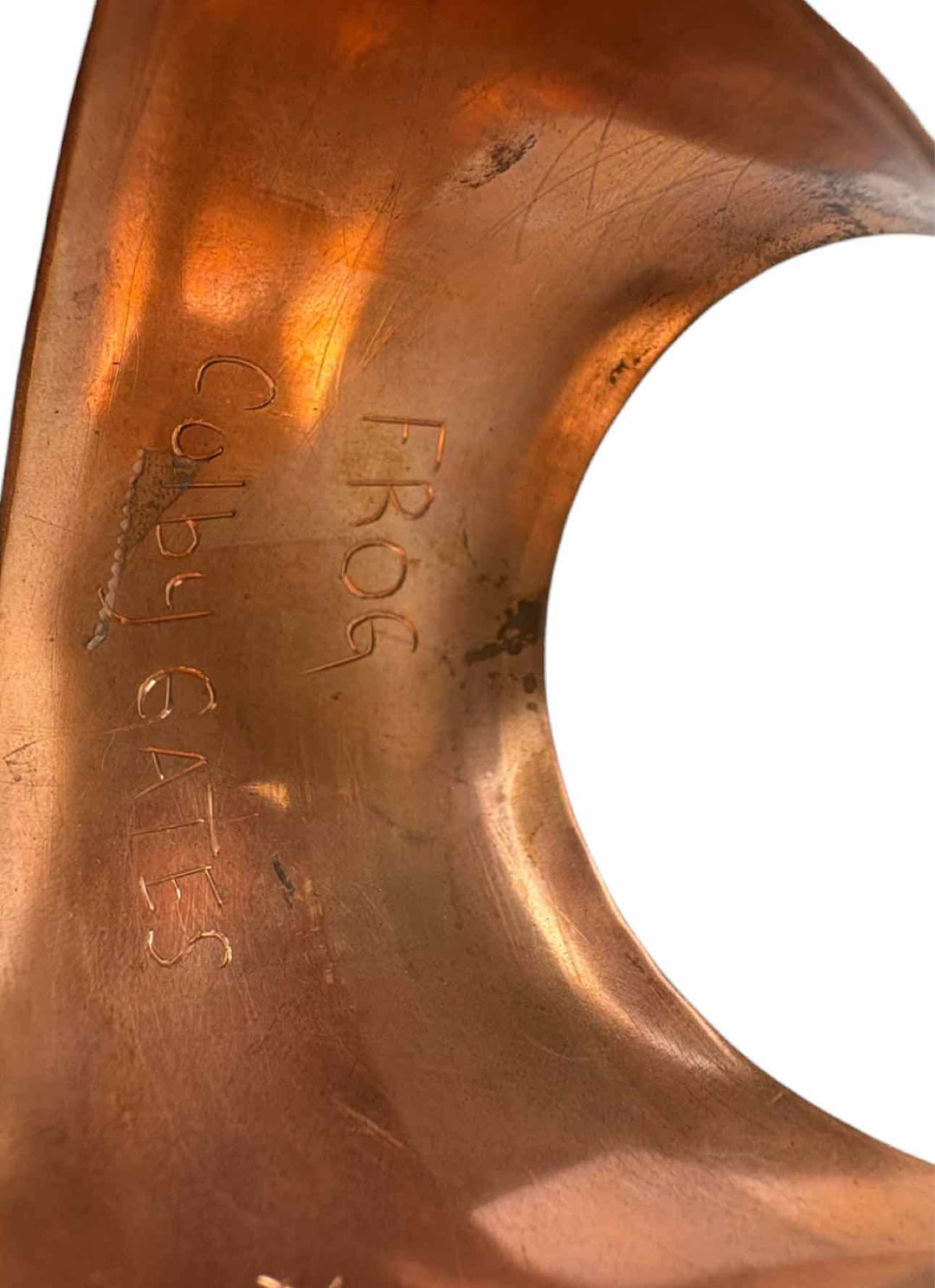 Colby Gates Indigenous Carved Copper Bracelet