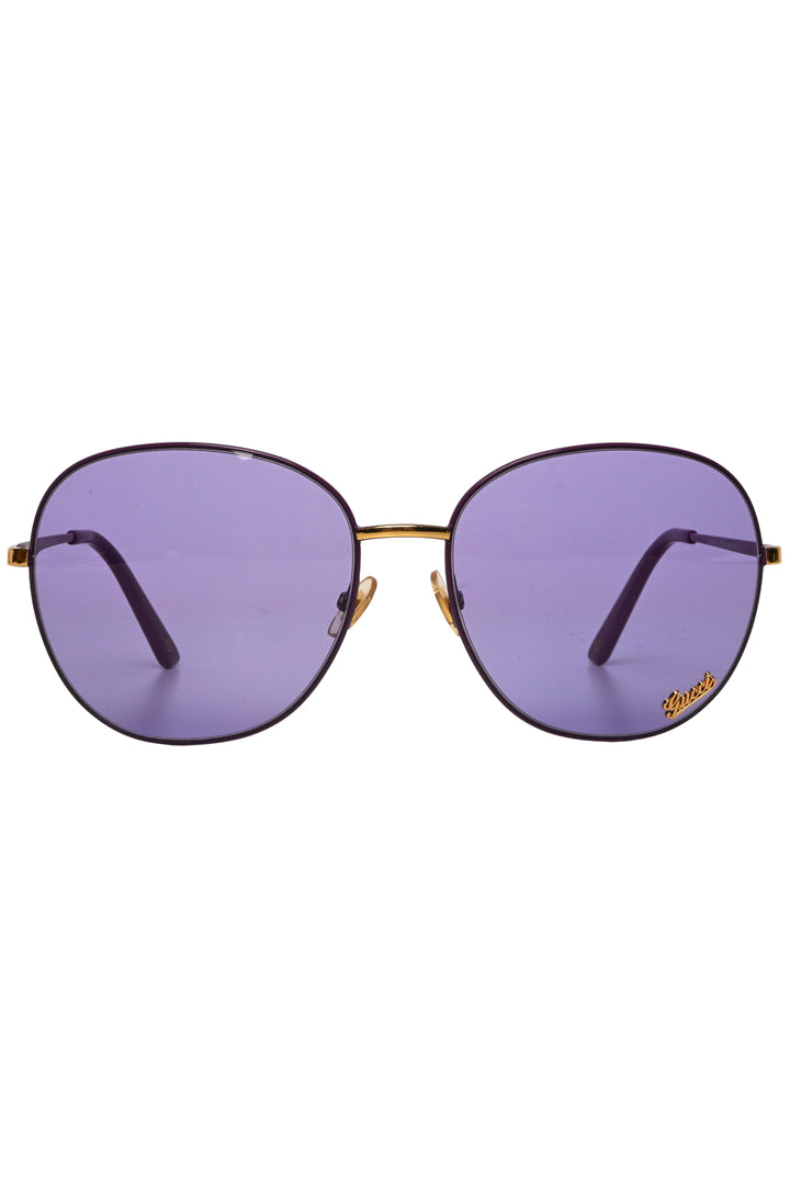 Gucci Purple Enamel Metal Eyewear