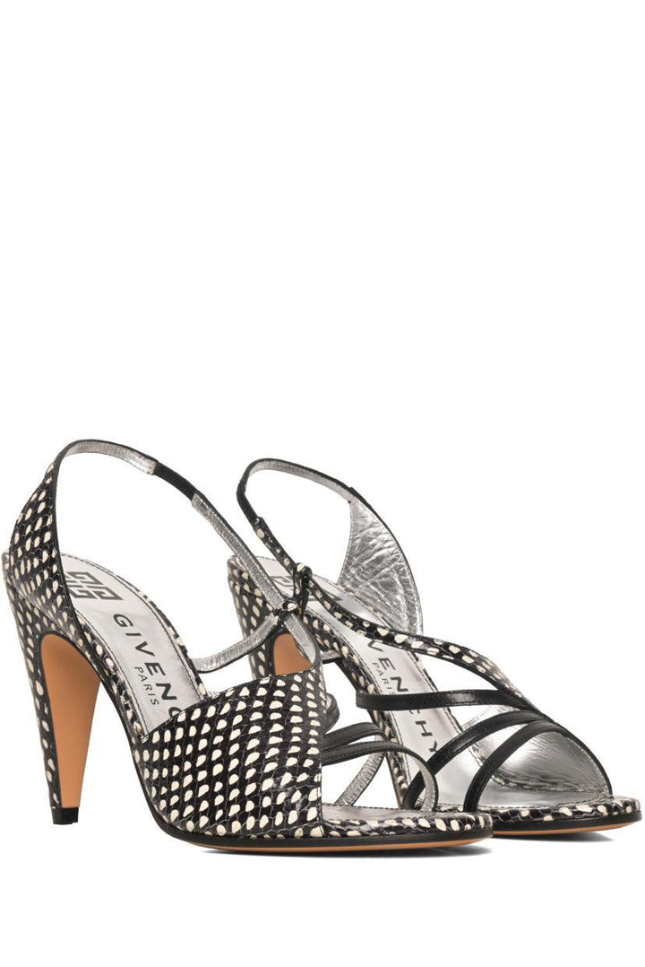 Givenchy Size 39 Snakeskin Heeled Sandals