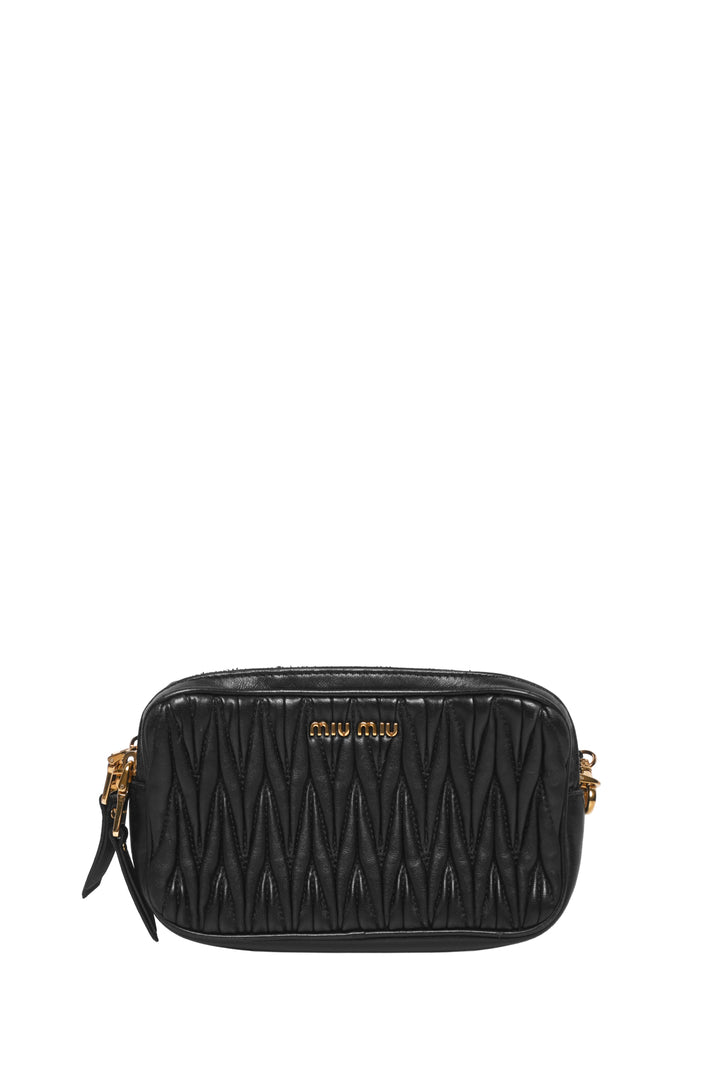 Miu Miu Nappa Matelasse Crossbody