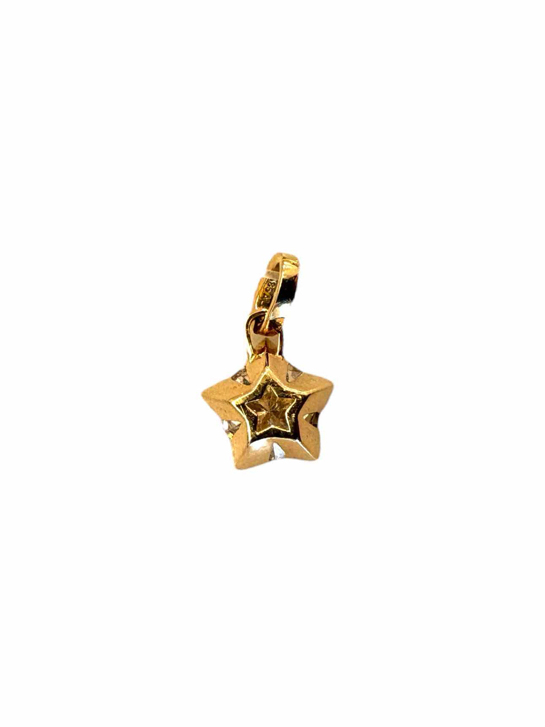 Pandora14K Talisman Lab Grown Diamond Star  Pendant