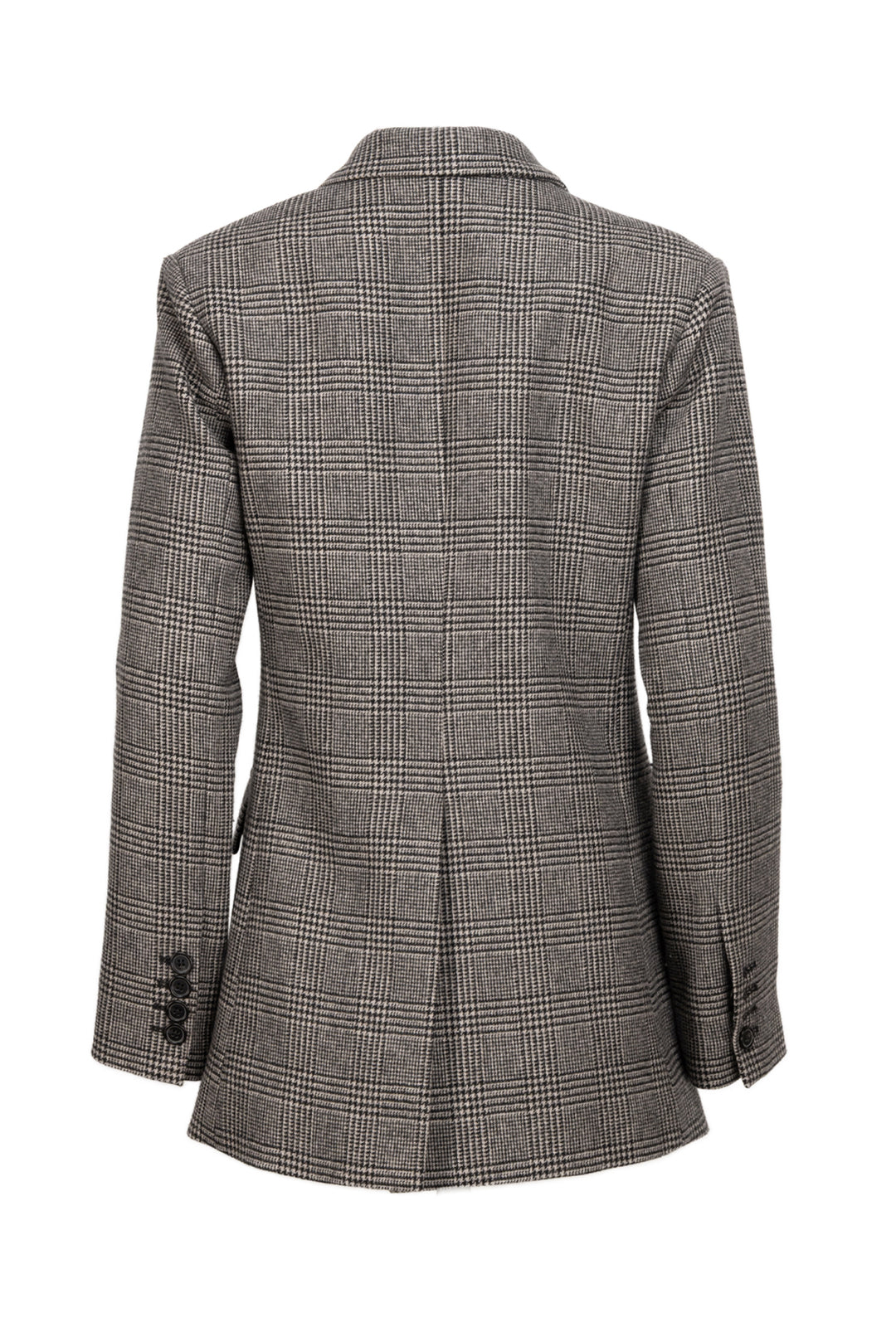 Nili Lotan Size 8 Double Breasted Houndstooth Blazer