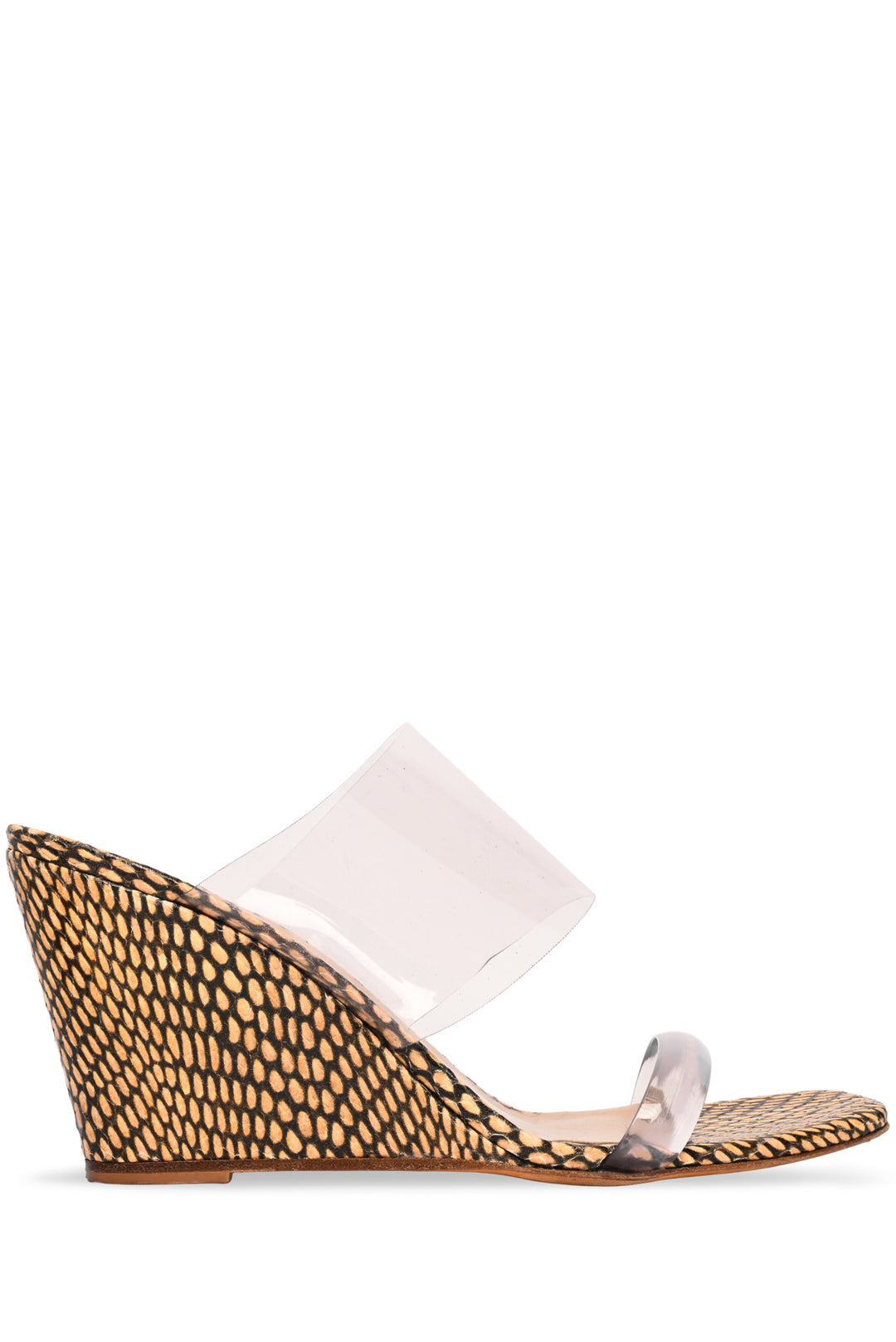 Maryam Nassir Zadeh Size 39.5 Olympia PVC Wedge Sandals