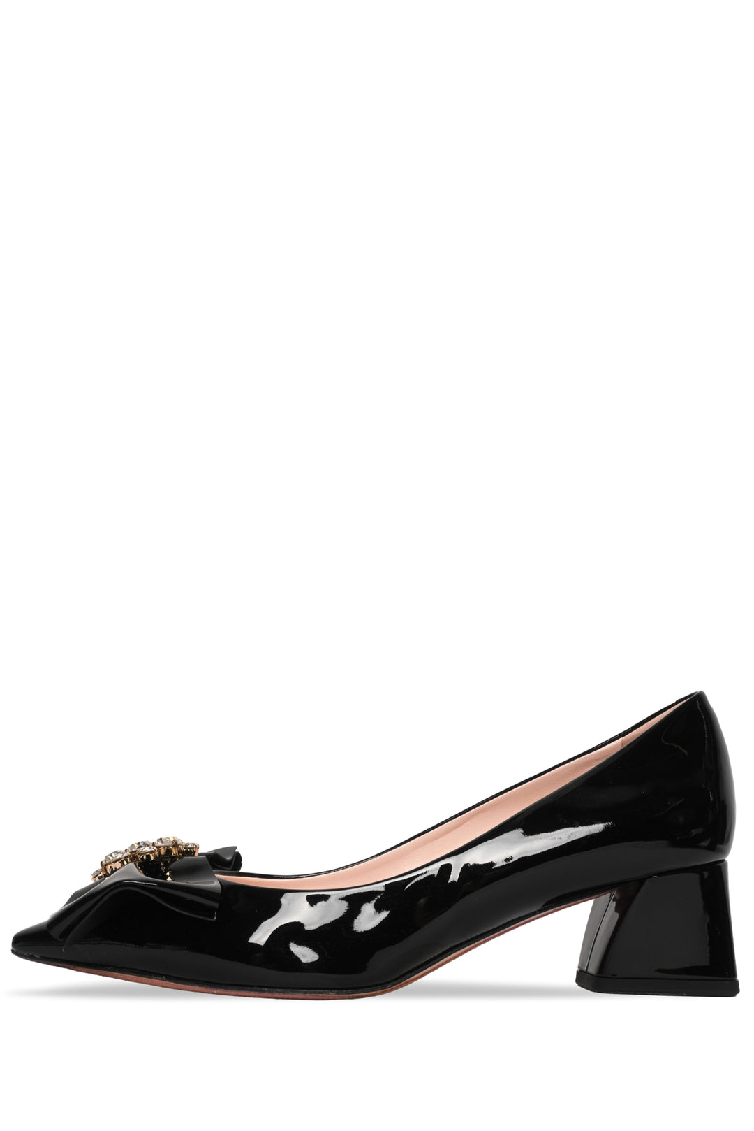Roger Vivier Size 39 Patent Leather Jewel Bow Pumps