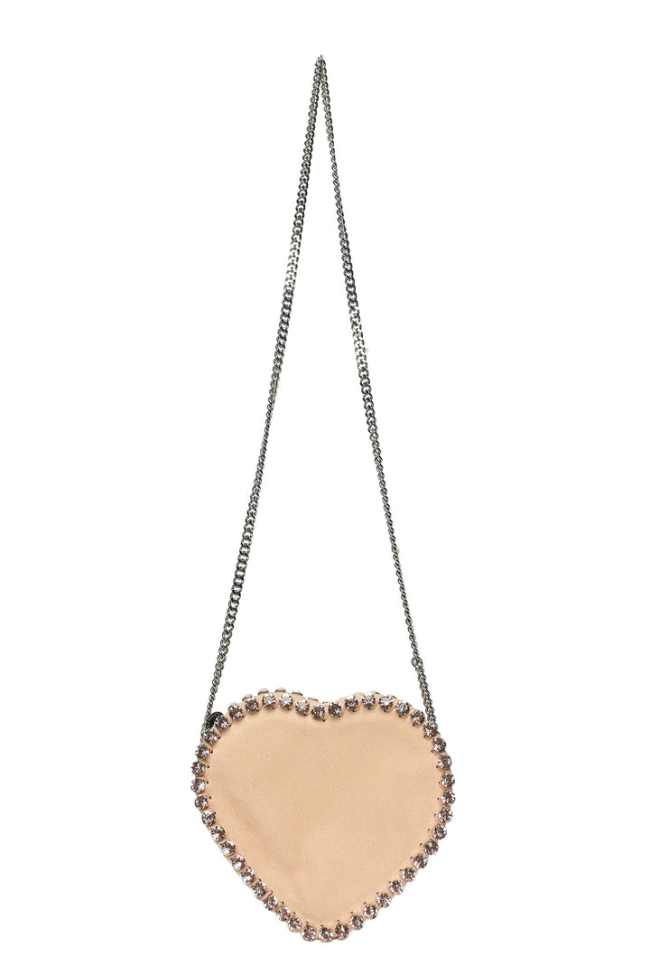 Stella Mccartney Shaggy Deer Falabella Heart Crossbody