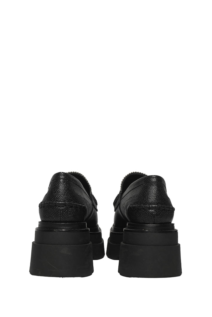 Alexander Wang Size 38.5 Carter Leather Platform Loafers