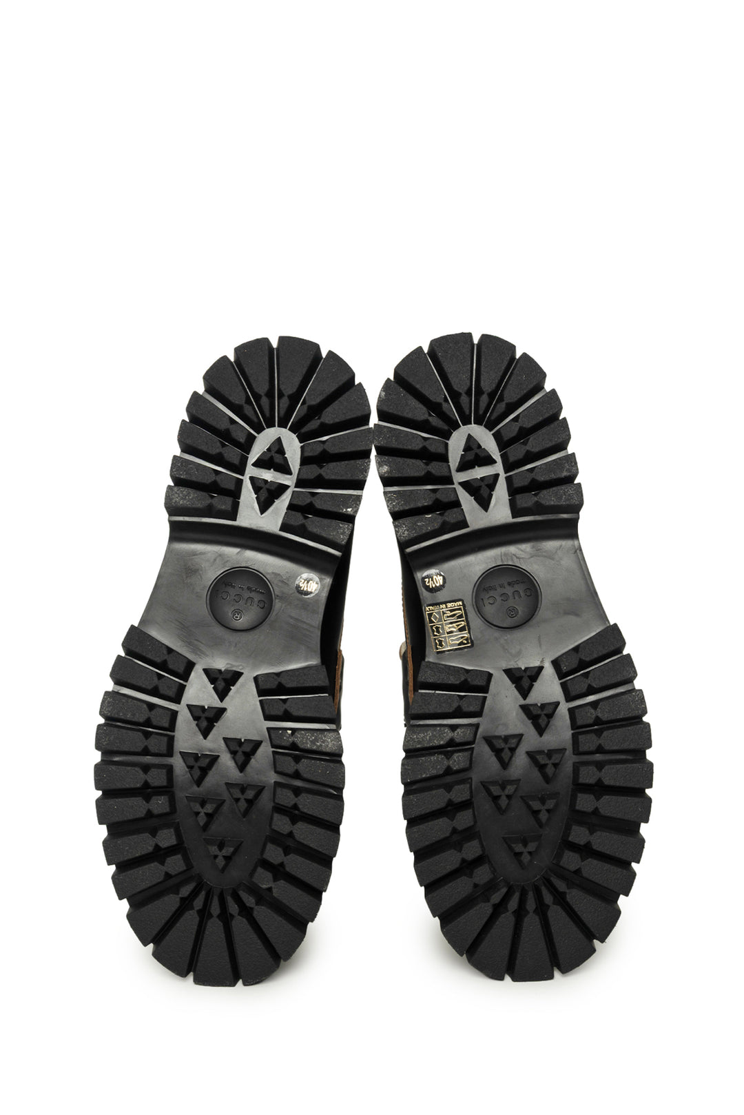 Gucci Size 40.5 Horsebit Lug Sole Loafers