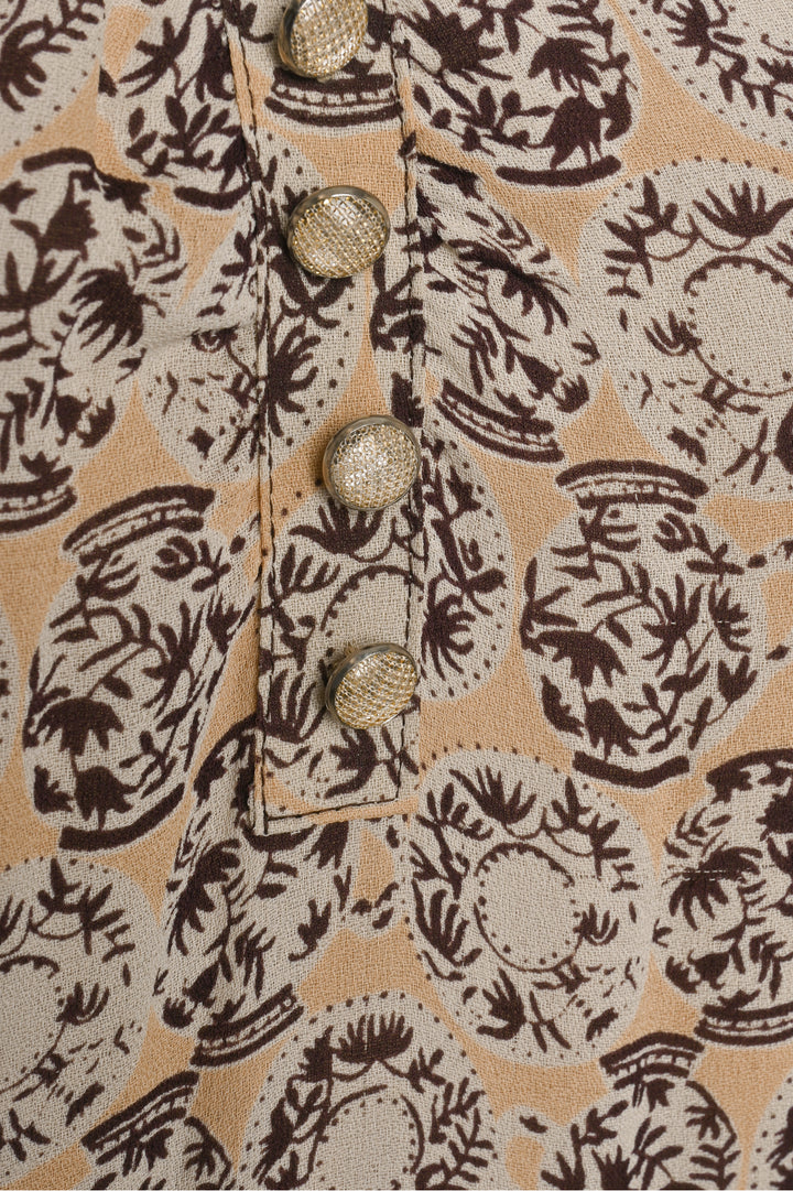 Anna Sui Size 2 Pattern Maxi Dress