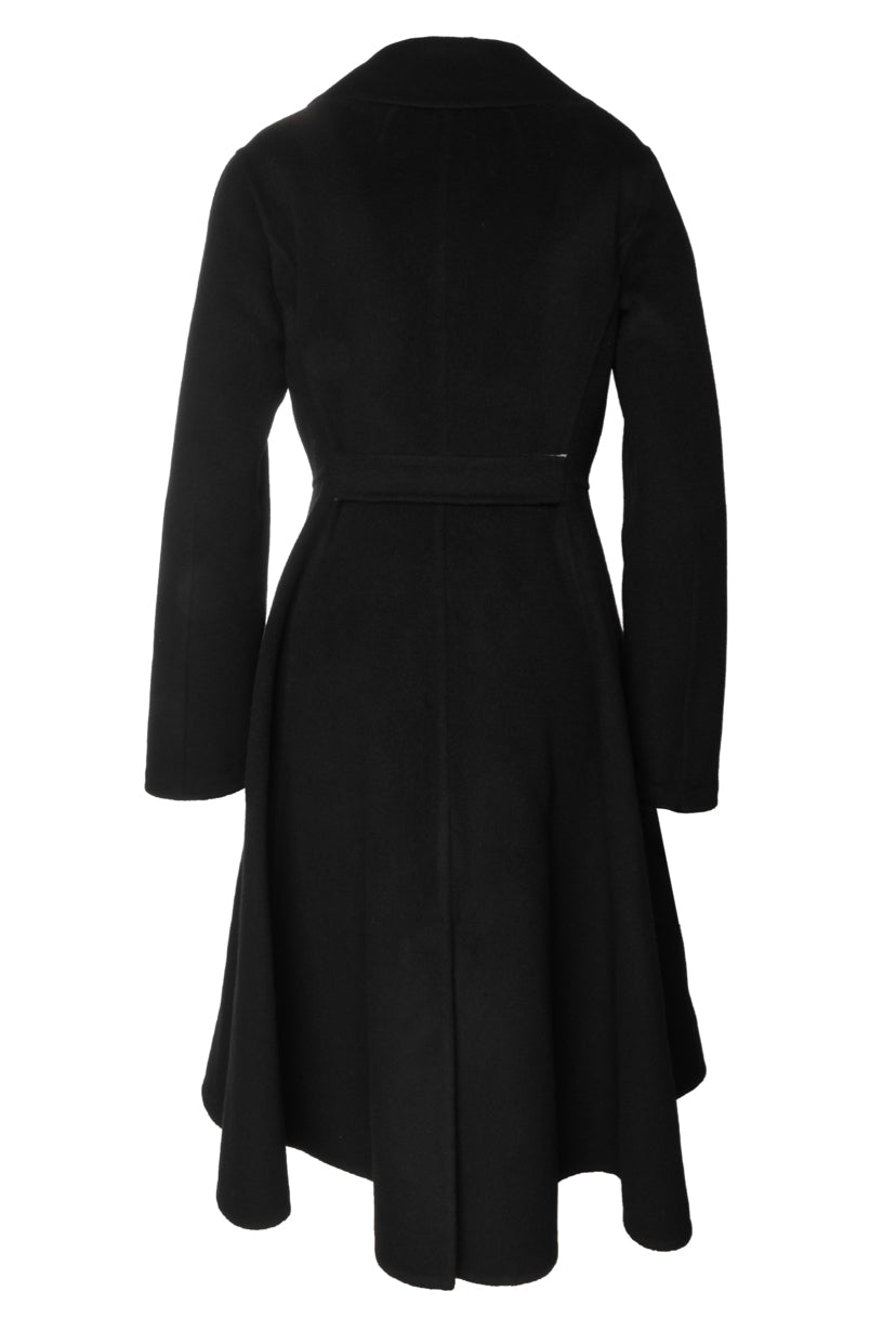 Jil Sander Size 36 Double Breasted Virgin Wool Coat