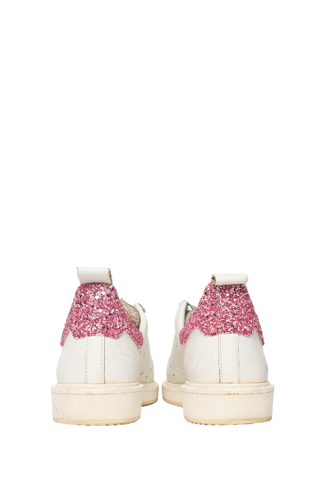 Golden Goose Size 38 Starter Glitter Sneaker