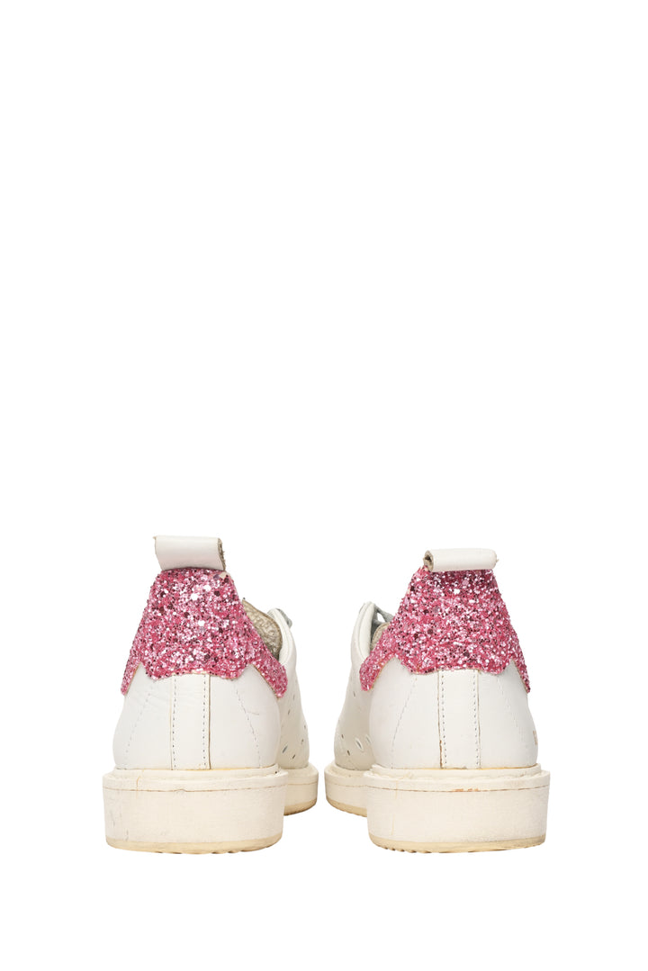 Golden Goose Size 38 Starter Glitter Sneaker