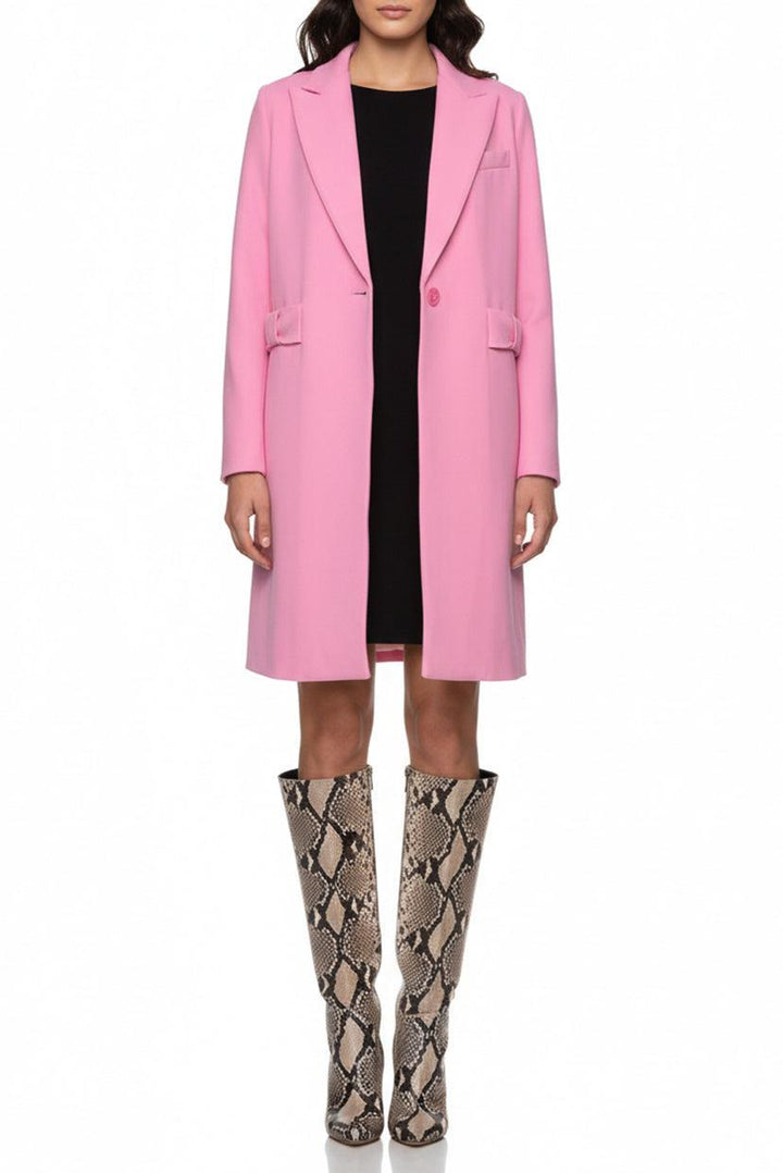 Smythe Size 12 Single Breasted Bow Coat