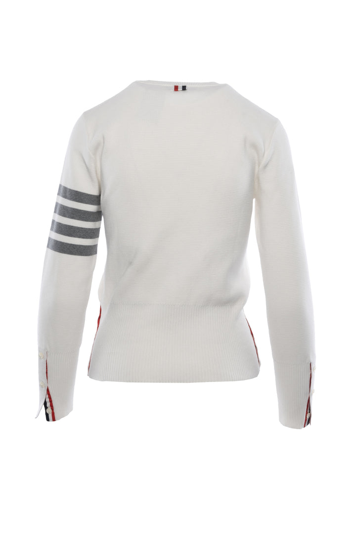 Thom Browne Size 38 4 Bar Classic Milano Stitch Pullover Sweater