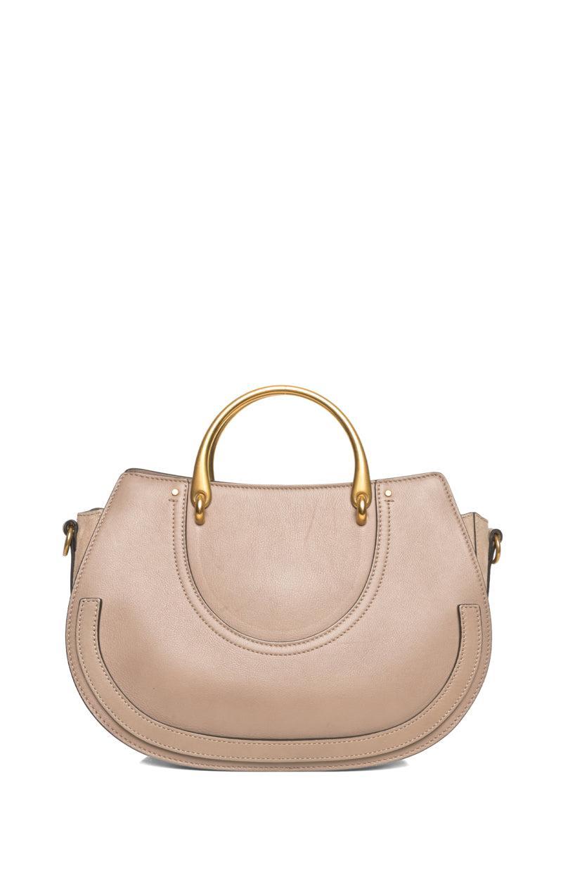 Chloe Calfskin Suede Medium Pixie Shoulder Bag