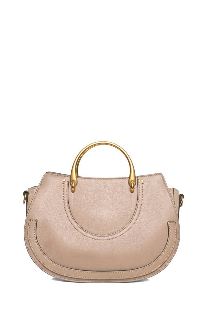 Chloe Calfskin Suede Medium Pixie Shoulder Bag
