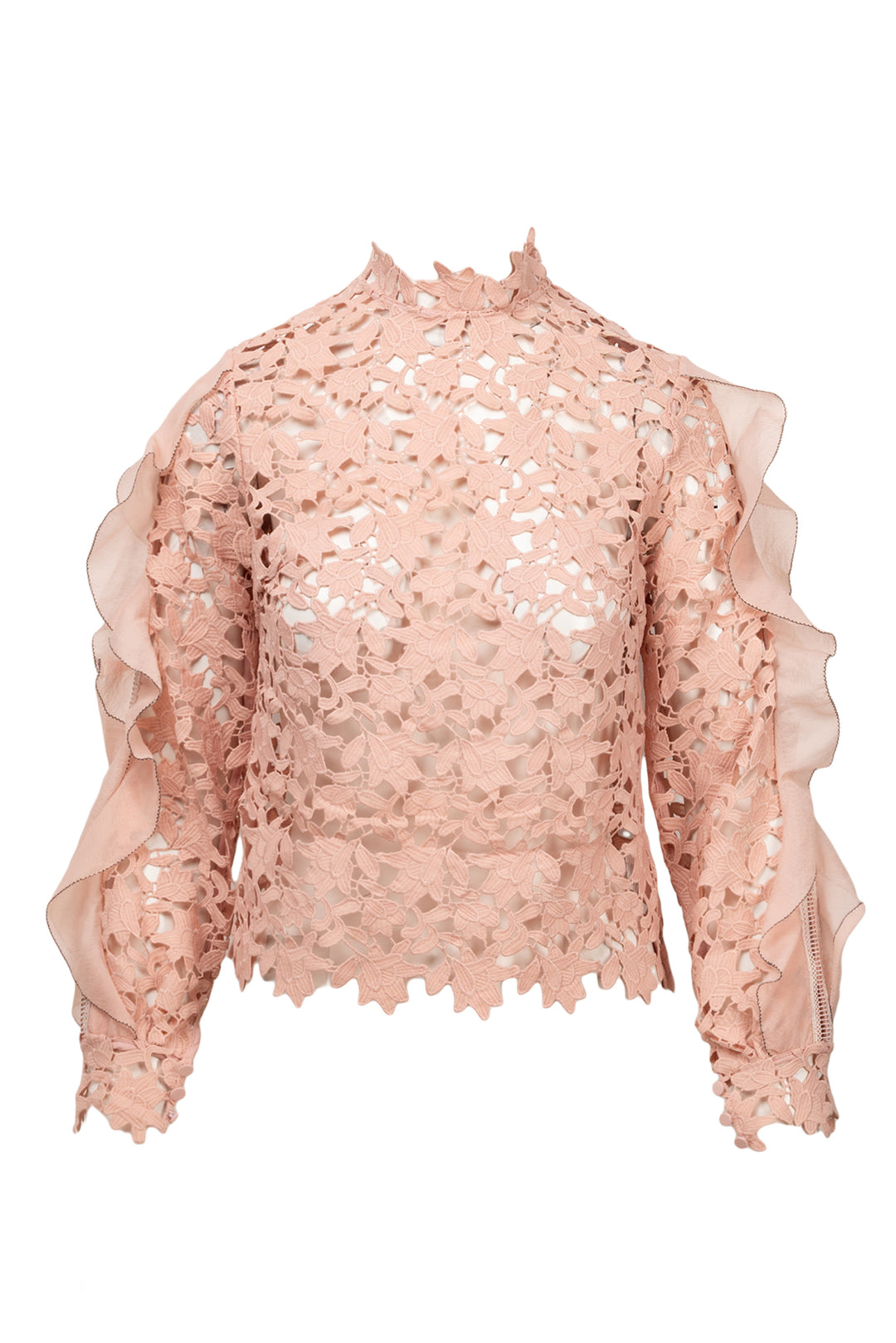 Self Portrait Size 4 Lace Ruffle Tops