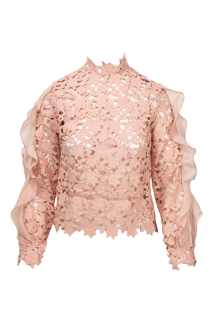 Self Portrait Size 4 Lace Ruffle Tops