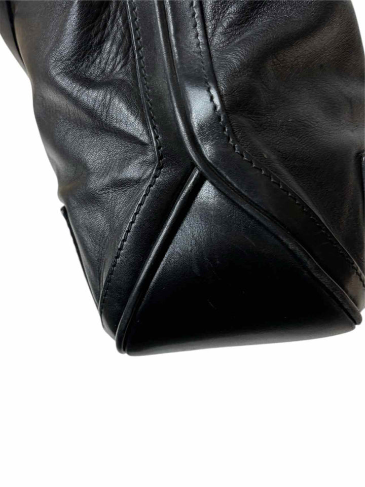 Burberry Black Leather Tote Purse