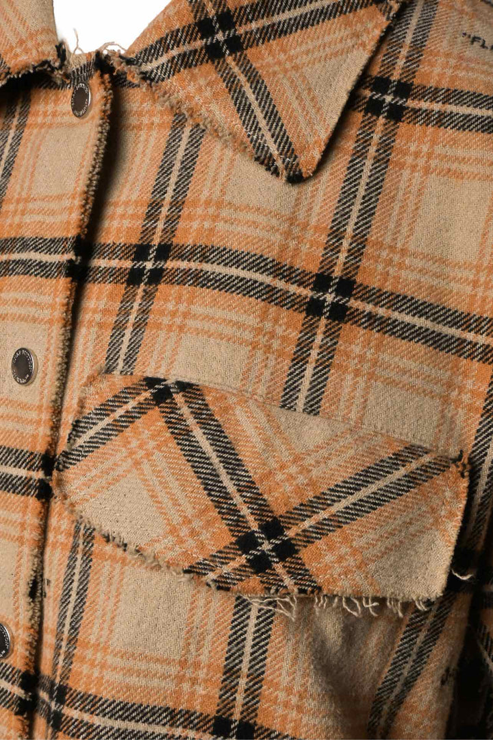 OFF-WHITE Size 40 Men's Check Print "Flannel" Shirt Long Sleeve