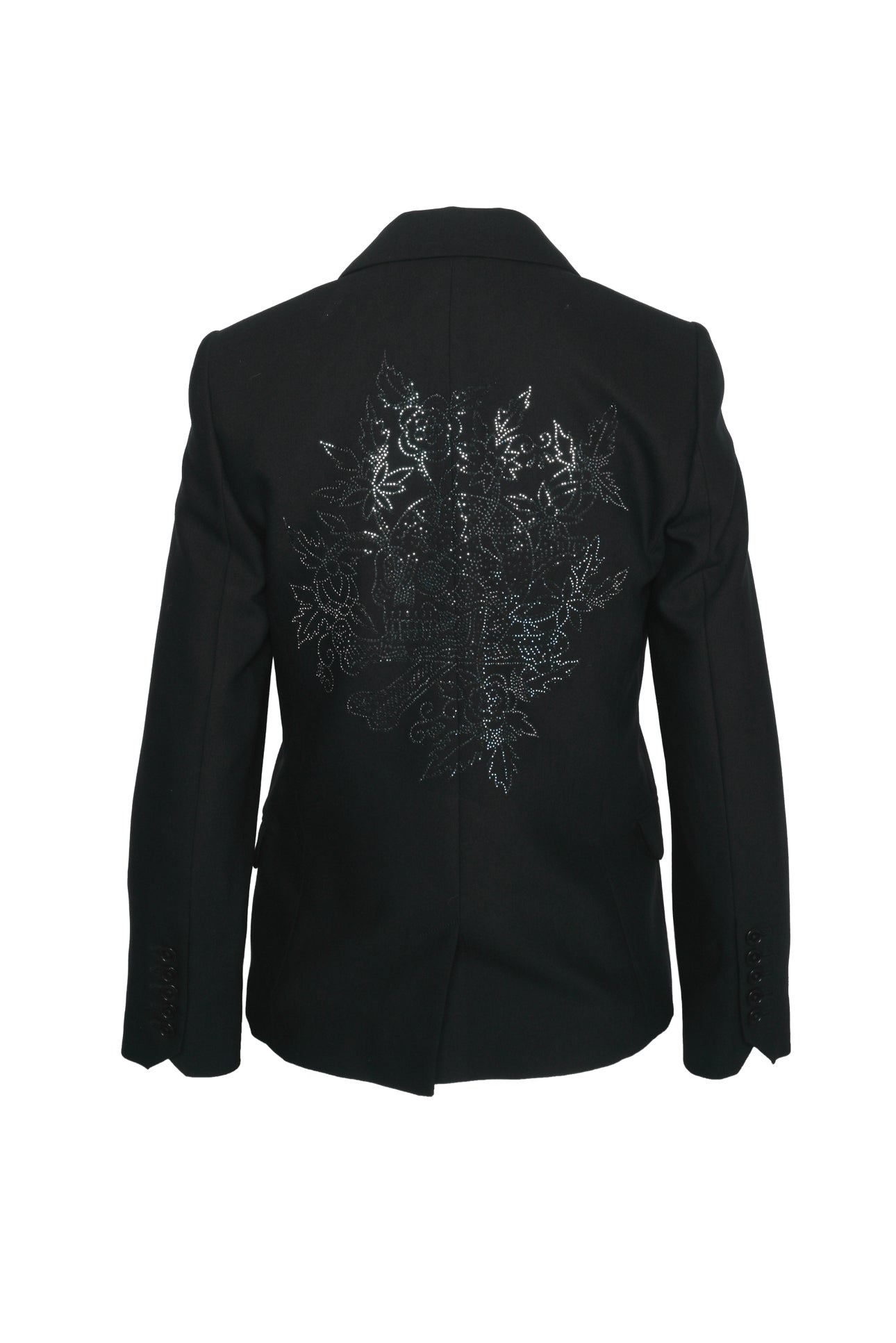 ZADIG&VOLTAIRE - ZADIG & VOLTAIRE テーラードジャケット XS 黒 【古着】【中古】【送料無料】 Zadig & Voltaire Size S Victor Skull Blazer – Turnabout Luxury Resale