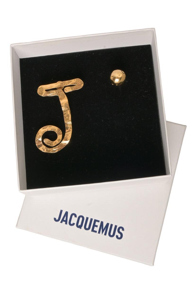Jacquemus Mismatched La Boucle J Earrings