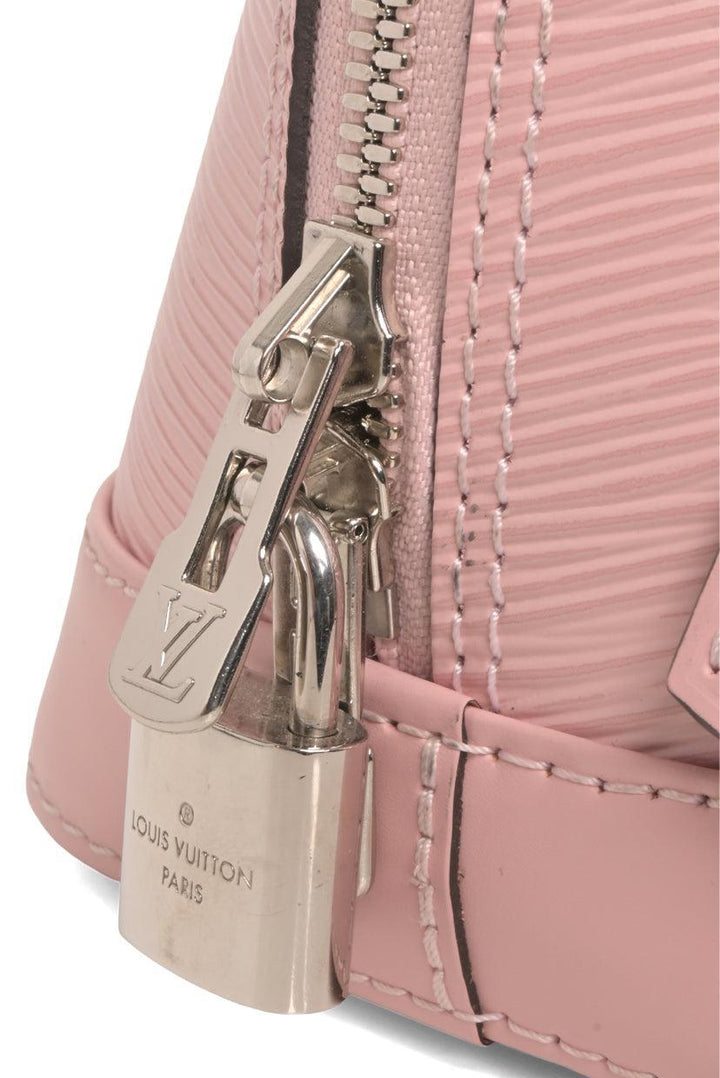 Louis Vuitton Rose Ballerine Epi Leather Alma BB Purse