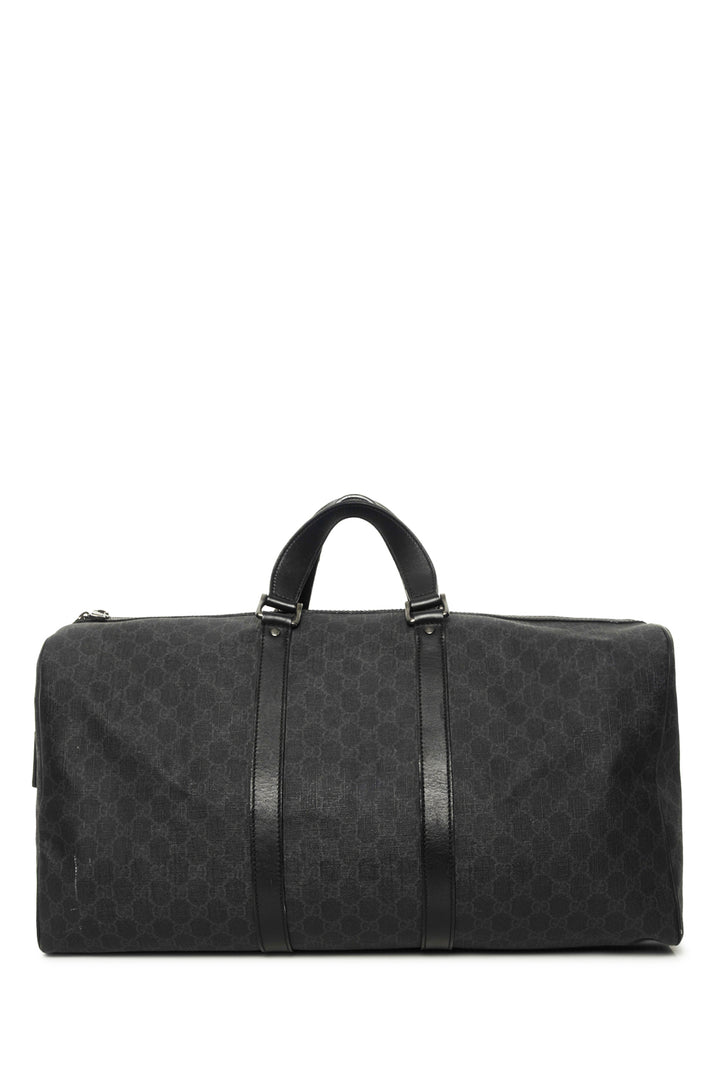 Gucci Duffle GG Supreme Canvas Carry-On Duffle Bag