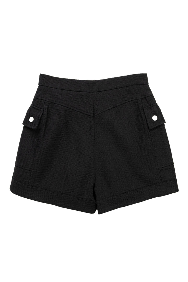 Balmain Size 38 Tweed Sailor Shorts