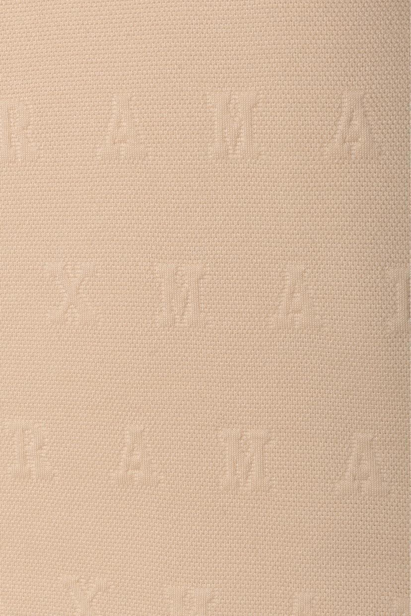 Maxmara Size 2 Logo Embossed Knit Mini Dress